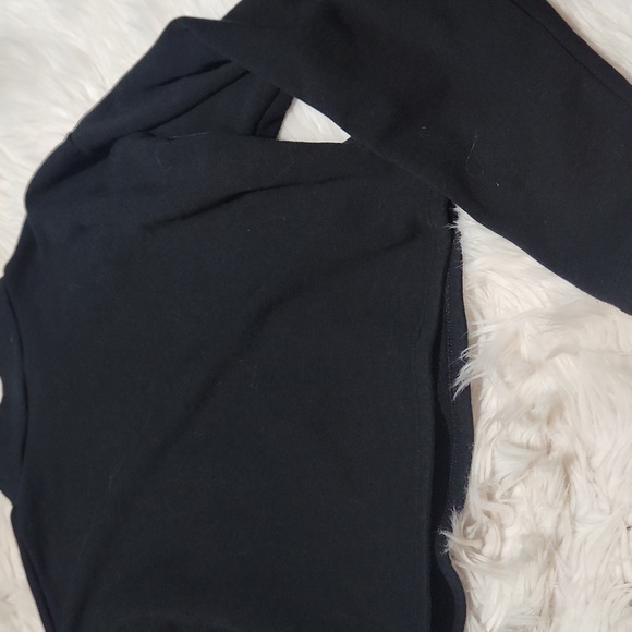 Express Mock Neck Cropped Sweatshirt- Small - Picture 6 of 7